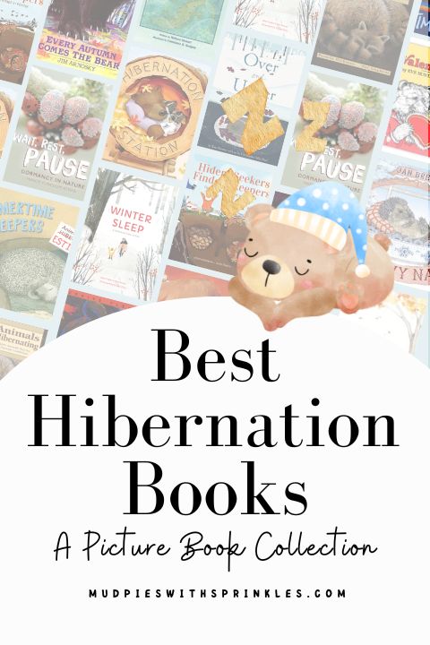 A collection of the best hibernation books for kids gathered together on a free science booklist for kids.